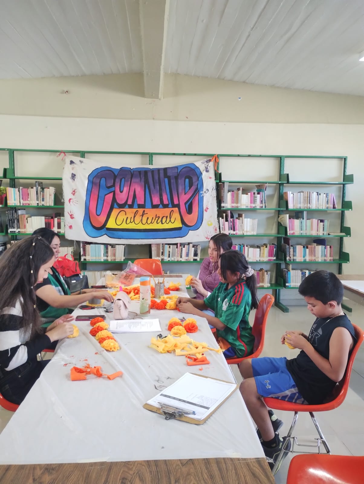 Actividad Cultural Comunitaria: Convite cultural en la Biblioteca Pública "Elsa Hernández De las Fuentes", Saltillo, Coahuila